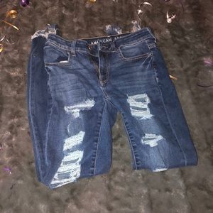Amarican eagle ripped jeans